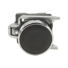XB4BA21 Black push button metal XB4,22mm spring return unmarked 1NO XB4-BA21 NEW