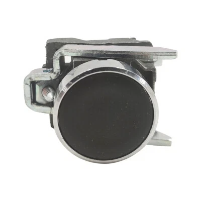 XB4BA21 Black push button metal XB4,22mm spring return unmarked 1NO XB4-BA21 NEW