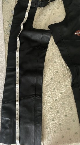 Harley Davidson Womens Leather Chaps Size Medium Biker Punk - Bild 7 von 12