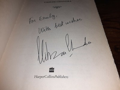 Sacred Games  SIGNED  Vikram Chandra -A Novel 2007: An Angie Amalfi Mystery RARE