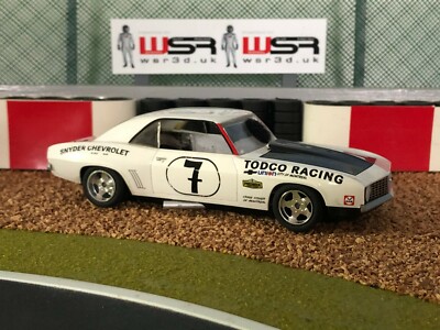 SCALEXTRIC CAMARO 1968 - 69 WSR3D CHASSIS MIT MOTORHALTEROPTIONEN