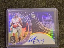2023 Panini Spectra - Champion Signatures Hyper Prizm #CS-PB Plaxico Burress /75
