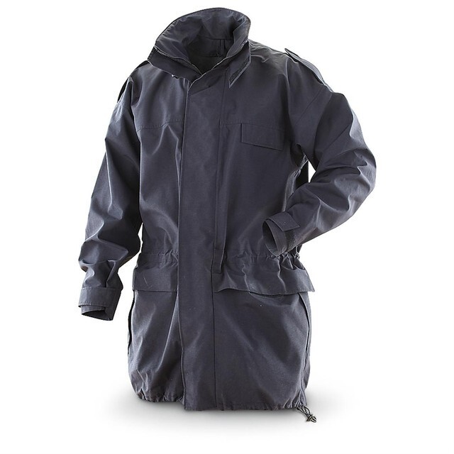 英国海軍　Wet Weather Jacket/L British Military Wet Weather Jacket - Dark Navy Blue | eBay