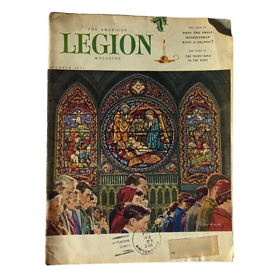The American Legion Magazine December 1954 The Third Man in the Ring GD Interior