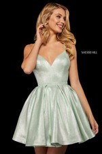 Beautiful Mint Sherri Hill Prom Dress Cocktail NWT Size 8 Style 52985 