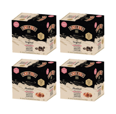 Bailey's Irish Cream Single Serve, Original (36 cups) and Hazelnut (36 cups)