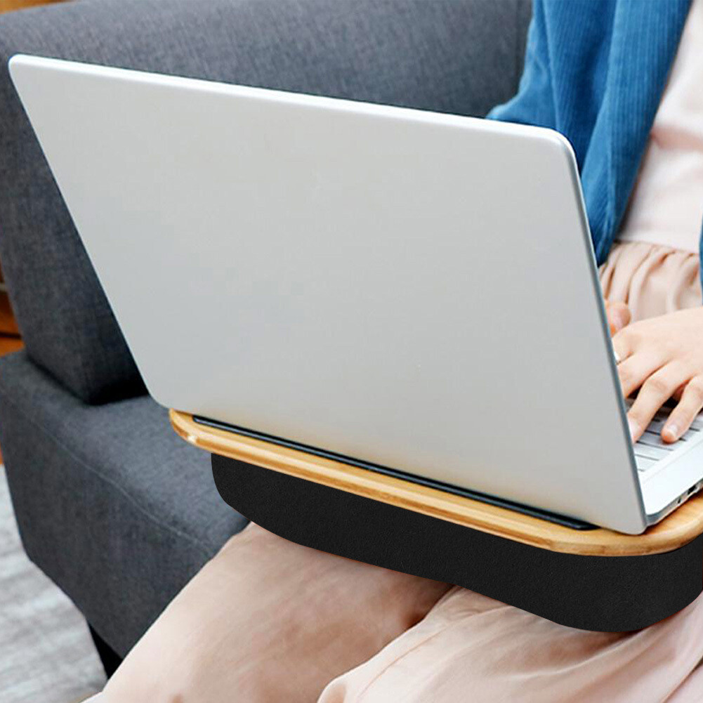 Portable Knee Laptop Cushion Lap Tray Computer Reading Table Tablet