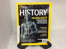 National Geographic Magazine HISTORY - MASSASOIT 2020 ~ Pilgrims 