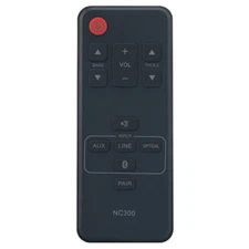 New NC300UH NC300 Replace Remote Control for Sanyo Soundbar FWSB405F FWSB405FS