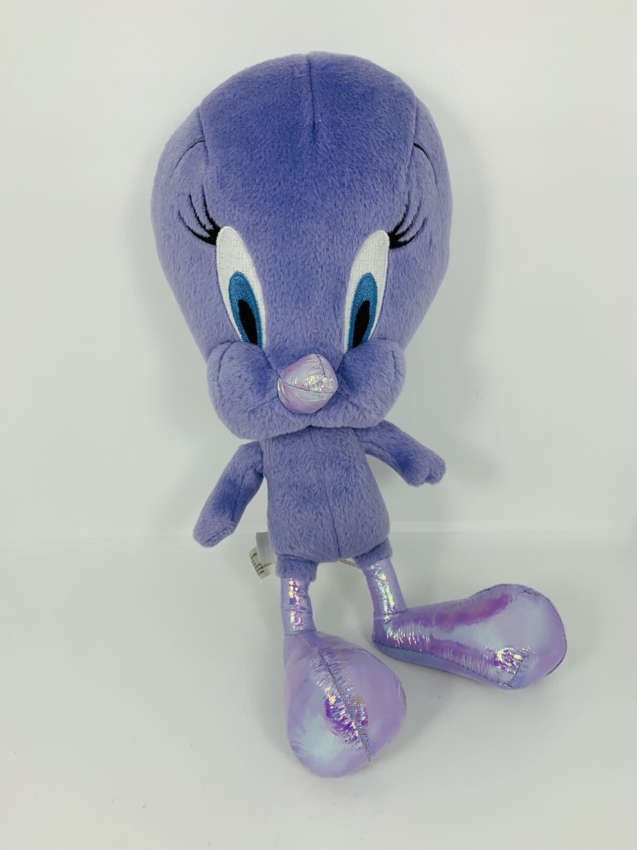 Tweety ぬいぐるみ マスコット トゥイーティ　 紫色　パープル　ストラップ Mattel Looney Tunes Tweety Bird Plush 11