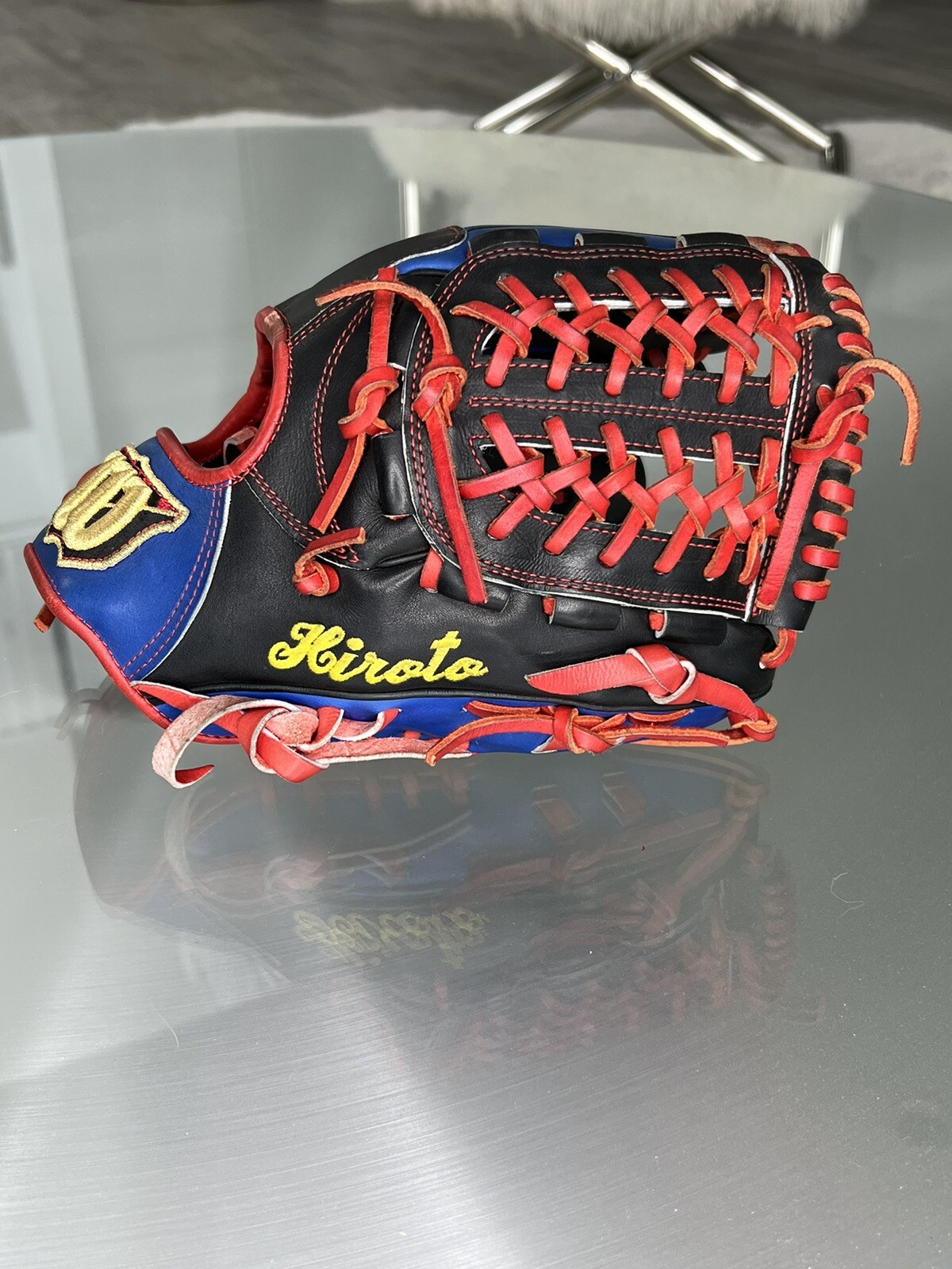 WILSON STAFF/Bear Custom Infield Baseball GloveJapan OnlyRareKip