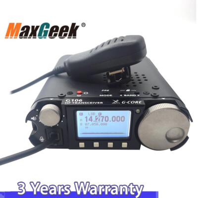 XIEGU G106C 5W HF QRP SDR Transceiver SSB/CW/AM 3 Modes WFM Broadcast Reception