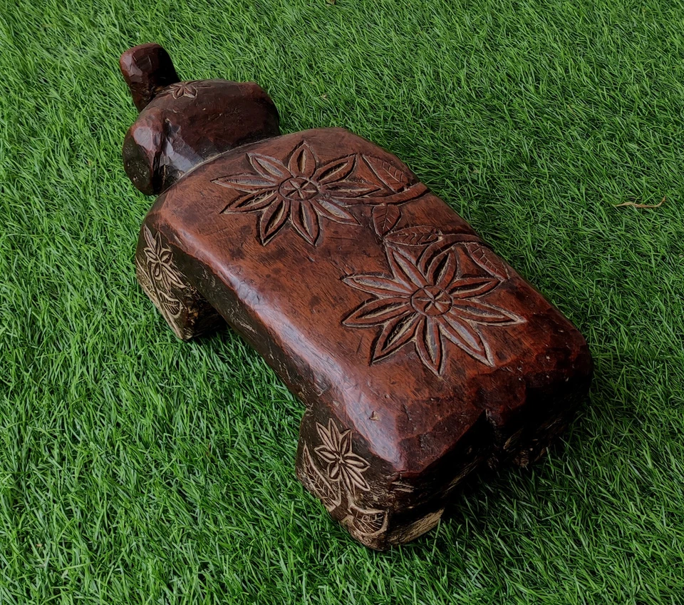 Antique Primitive Shaman Elephant stool Ritual stool object , PO - Image 2 of 4