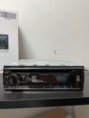 新品 Pioneer carrozzeria DEH-4600 CD/USB Carrozzeria Pioneer Car Audio 1DIN CD USB DEH-4600 Black NEW from