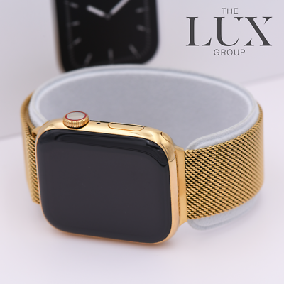 gold milanese loop 44mm