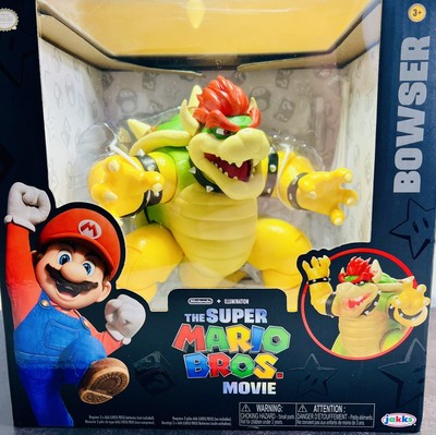 The Super Mario Bros. Movie 7-Inch Figure Bowser Action Figure with Fire Breath
