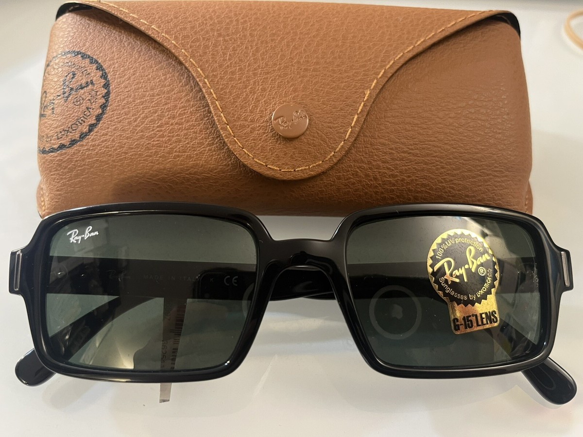 RAY-BAN BENJI Evolution Sun Rectangle RB2189 52mm MSRP $174 made