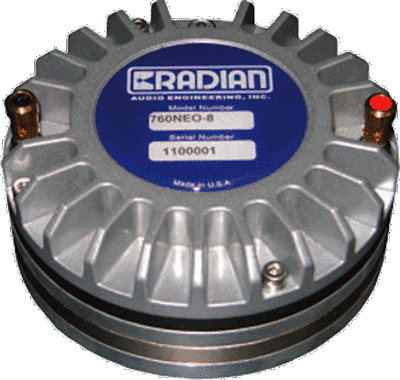 パフ Radian 745 NEO 16ohm Diaphragm Compression Driver - AUTHORIZED