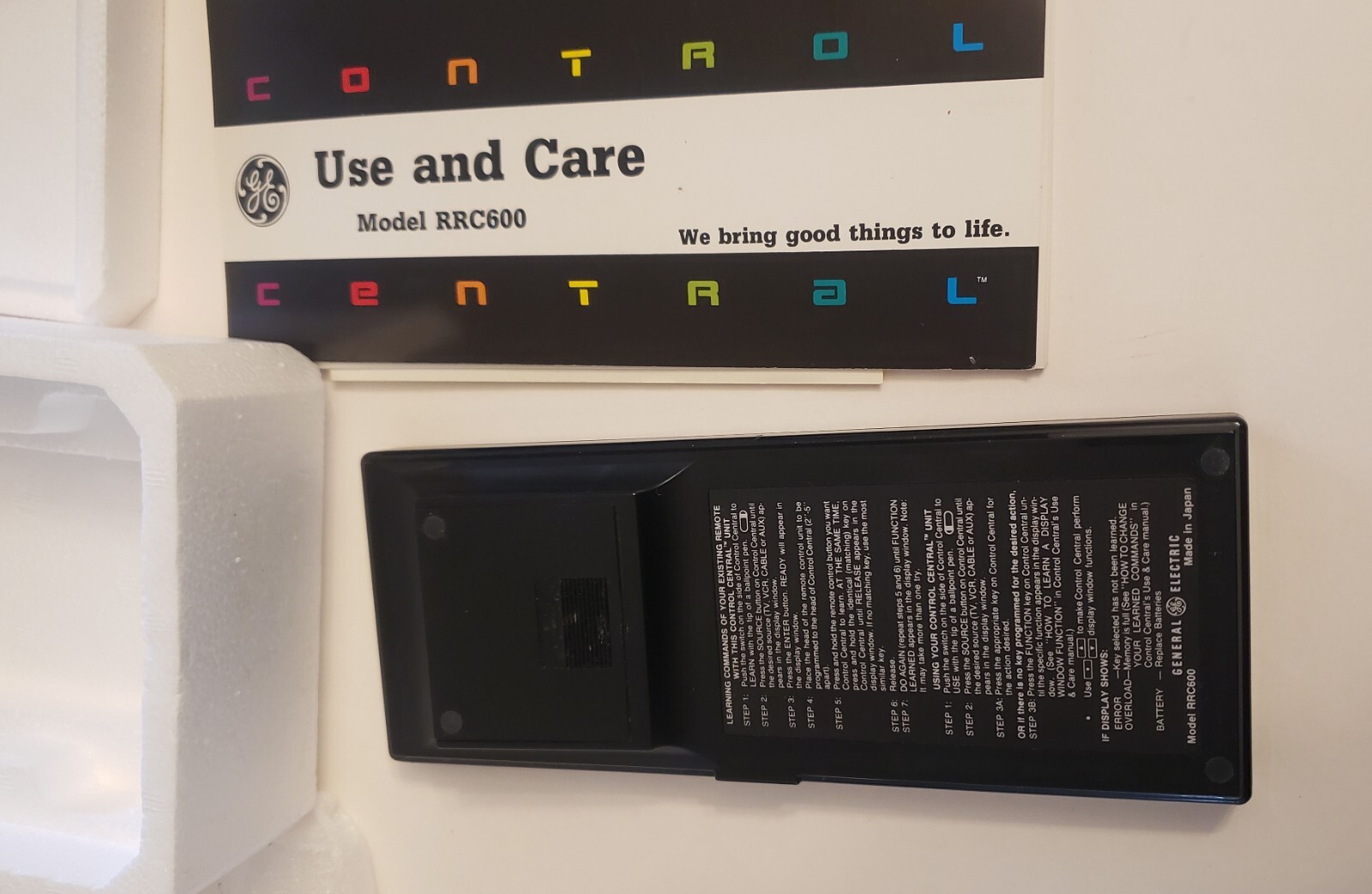 GE Control Central RRC600 The Very First Programmable Remote in a Box! New - Picture 4 of 5