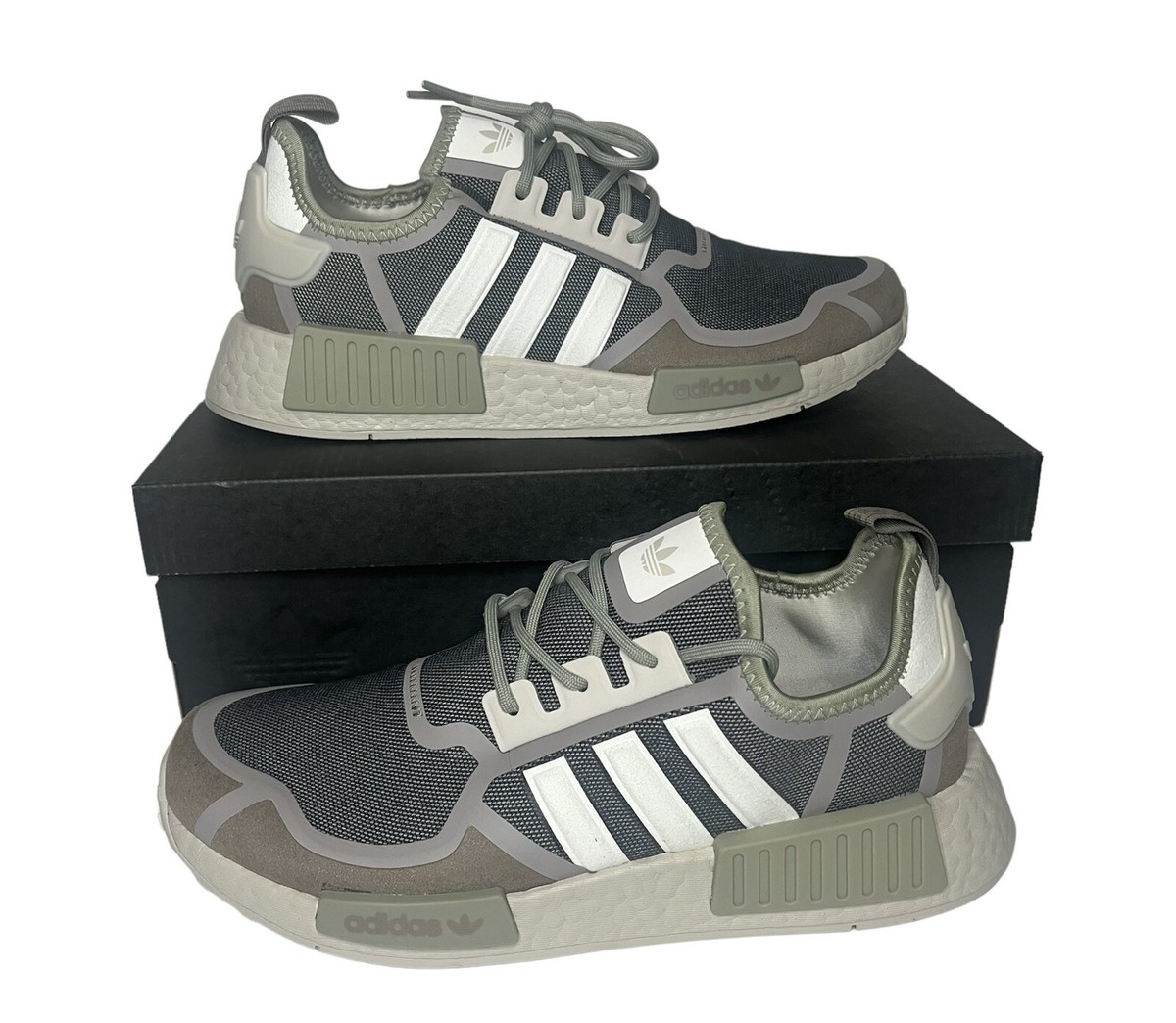 [GX7606] Adidas NMD_R1 Mens Boost “Brown Beige Cream” Casual Shoe Sneakers