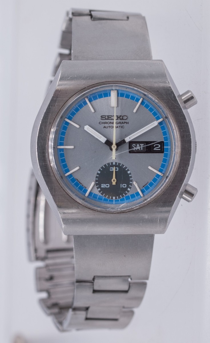 1971 - Seiko 6139-8020 Men's 40mm Automatic Stainless Steel