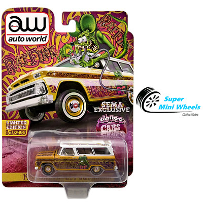 ミニカー 1:64 Rat Fink 1965 Chevrolet Suburban 1:64 1965 Chevrolet Suburban, Rat Fink, Sema Exclusive by