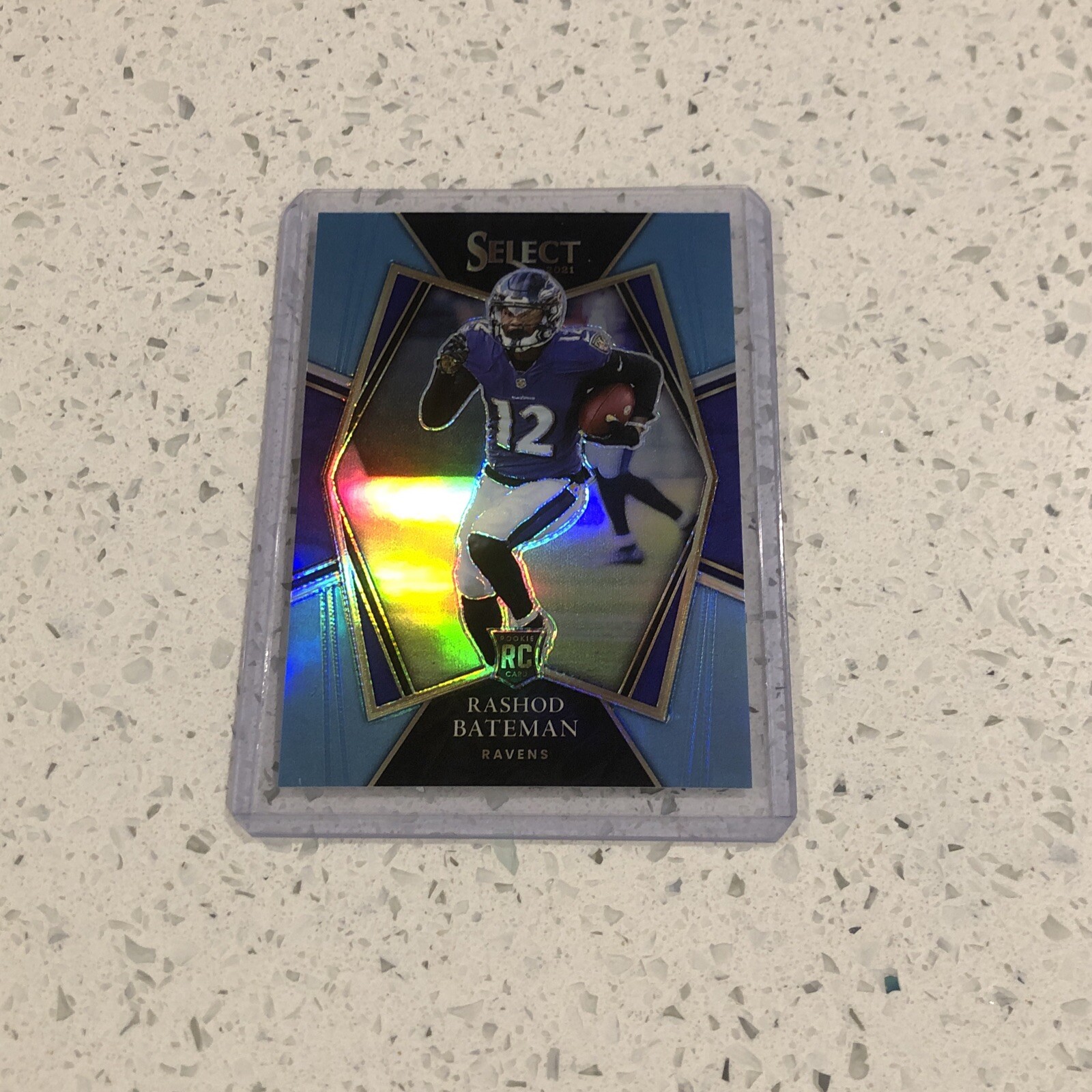 2021 Panini Select Rashod Bateman Premier Level Light Blue /99 Ravens