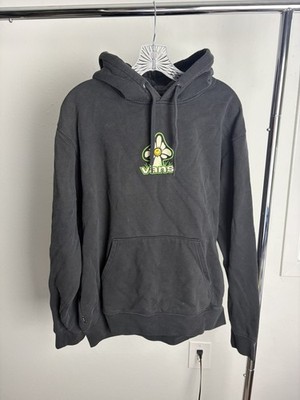 VANS Men Large Black BETTER TOGETHER TRIPPY MUSHROOM Pullover Hoodie