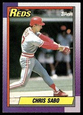 1990 Topps Chris Sabo Cincinnati Reds #737