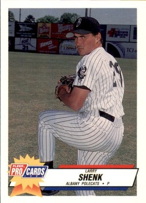 1993 Albany Polecats Fleer/ProCards 2026 Larry Shenk Federal Way Washington Card