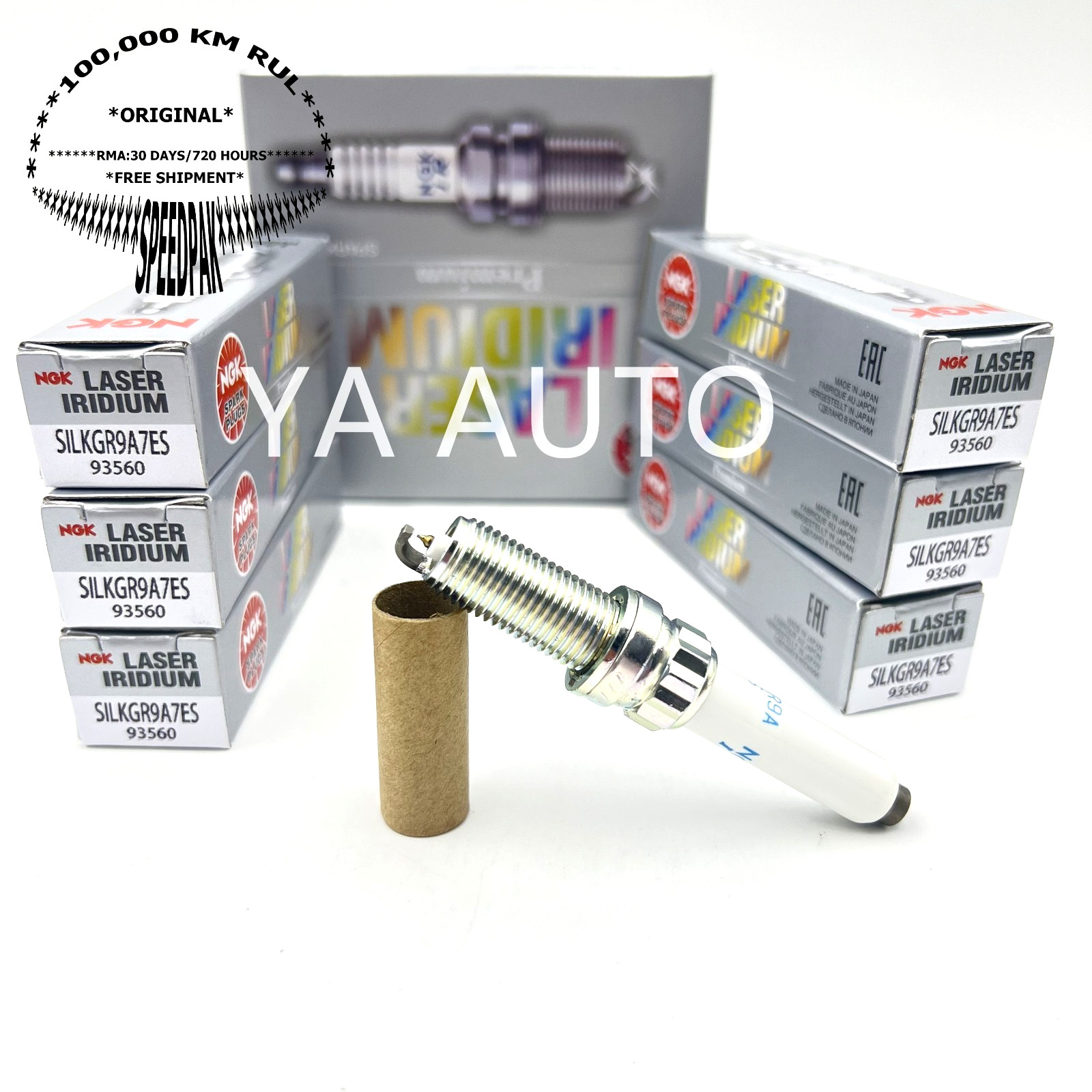 Genuine NGK Laser Iridium Spark Plug 6PCS Set for 2017-2023 Audi/ Porsche V6