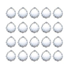 20mm Clear Feng Shui Crystal Ball Prisms Pendant Suncatcher Hanging Faceted P...