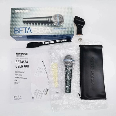 ShureBETA 58A Supercardioid Dynamic Vocal Microphone - Complete Set - Sealed