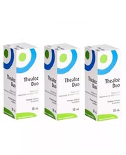 Thealoz Duo Eye Drops for Dry Eyes. 3 Packs x 10 ml. Exp 12-2026. US shipping.