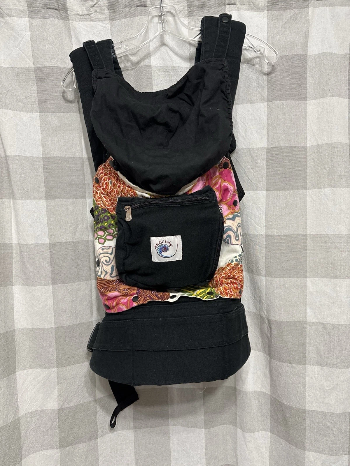 Ergobaby Black Options Baby Carrier With Two Colorful Fashion Covers