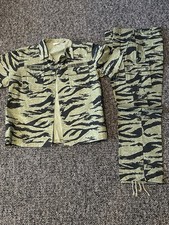 Vintage REPRODUCTION Vietnam War US Navy Tiger Strip Set ARVN Style Size Large
