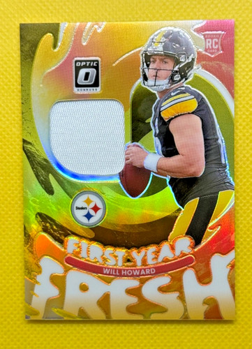 2025 Donruss Optic Will Howard Neon Yellow (RAW)
