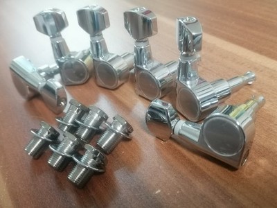 Fender Squier Strat Tele Tuners Tuning Pegs Stratocaster Guitar - Affinity