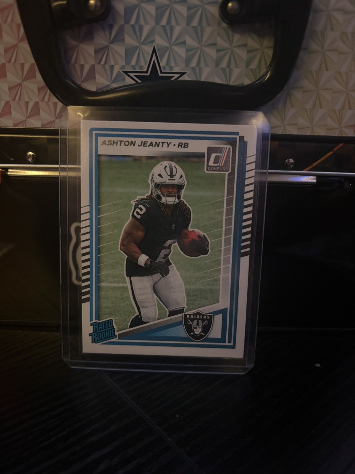 2025 Ashton Jeanty Panini Donruss Base Rated Rookie RC #305 Las Vegas Raiders