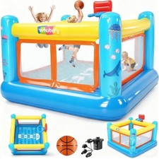 Bounce House for Toddlers,PVC Multifunctional Bouncer,Indoor Outdoor Versatility