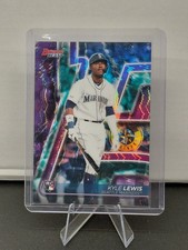2020 Bowman's Best Kyle Lewis RC /250 #31 Purple Refractor Seattle Mariners