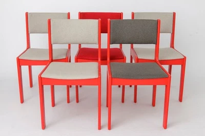 Vintage Casala Dining Chairs Set of 5, 1950s German Beech Wood Chairs, Restored - Image 1 of 4