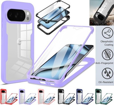 For Google Pixel 10 9 Pro XL 10A 9A Shockproof 360 Full Body Case Screen Cover