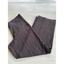EILEEN FISHER Women's Brown Stretch Cropped Wide Leg Pants Size Medium