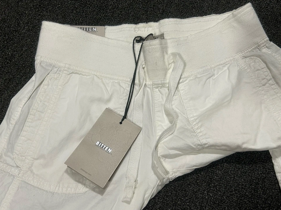 Pantalones Cortos BITTEN Sarah Jessica Parker Para Mujer’s 2 Blancos Informales Nuevos con Etiquetas NUEVO Foto 4 de 4