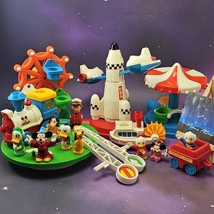 Vintage 1986 Playmates Disneyland Play Set Train Incomplete Not Tested Parts