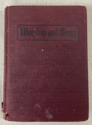 1921 HC Worship and Song--Revised Edition Benjamin Winchester book