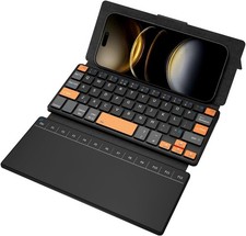 Mini Tastiera con Trackpad Doppio Bluetooth con Cavalletto Touchpad 4Phone Tablet