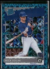 2020 Donruss Optic Rated Rookie RC Teal Velocity Prizm /35 Nick Solak #67