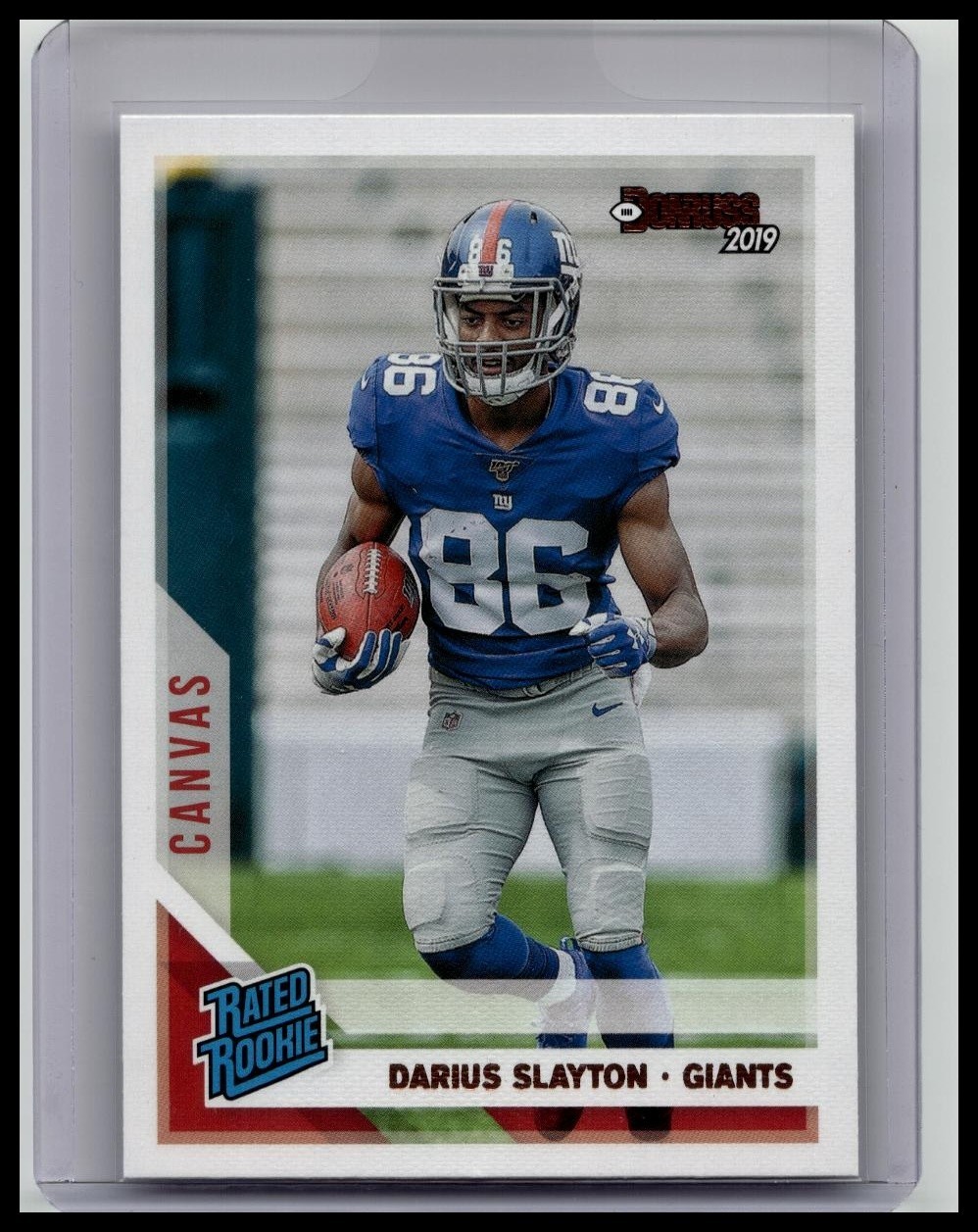 2019 Donruss Canvas #338 Darius Slayton GIANTS RR
